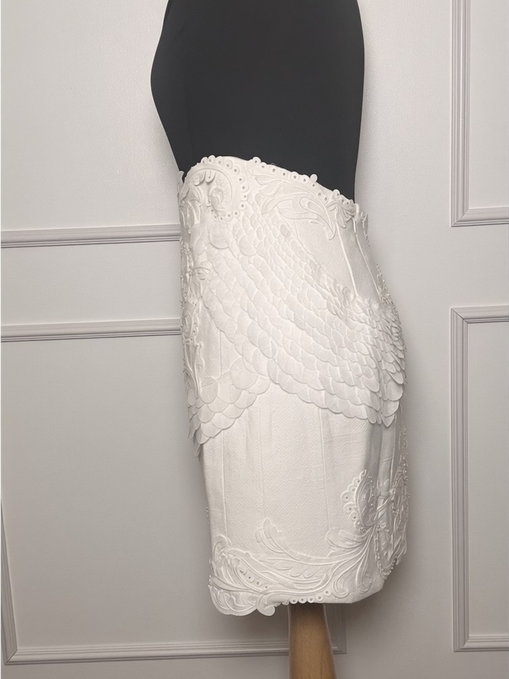 Zimmermann Tama Appliqué Filagree Mini Skirt size 2 Runway Collection Rare - Picture 13 of 15